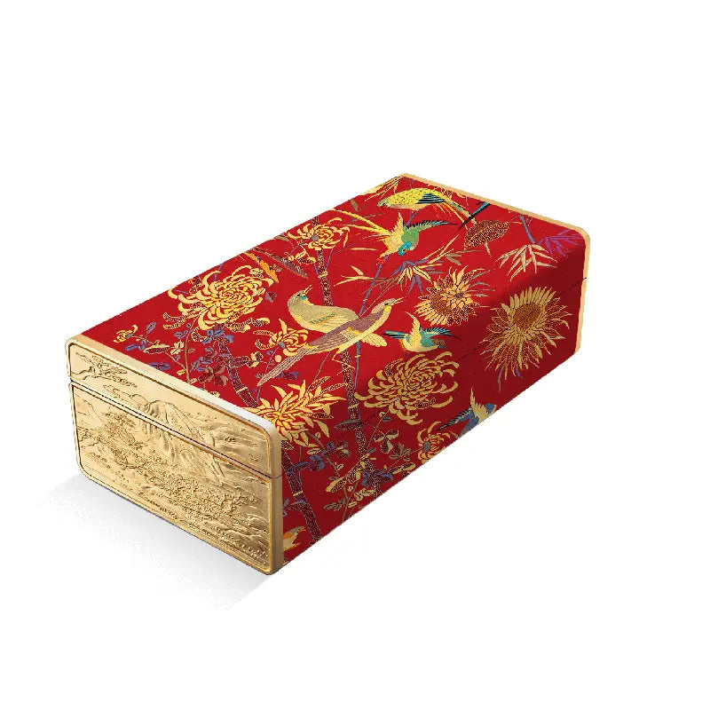 deluxe-jewelry-organizer-box-red-gold-VIVGIFT