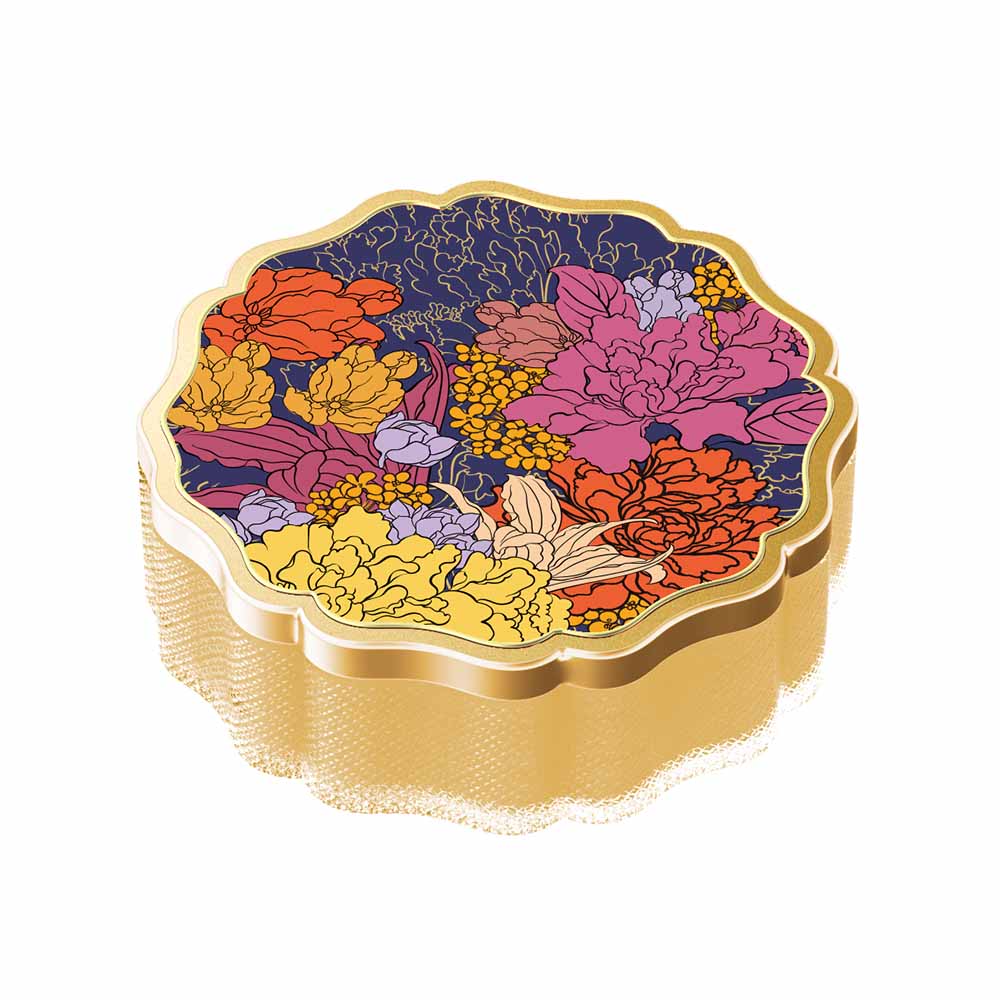 Octagonal Acrylic Storage Box Blossom